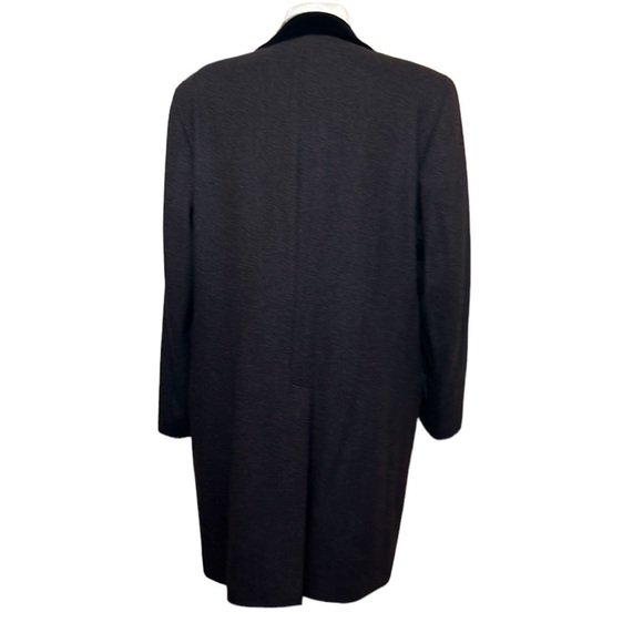 Dunhill Men’s Wool Coat Herringbone Brown Long 2X - Picture 3 of 16